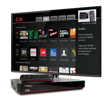 The Hopper - Voice remotes and DVR - Greenwood, MS - C B Satellite Service - DISH Authorized Retailer